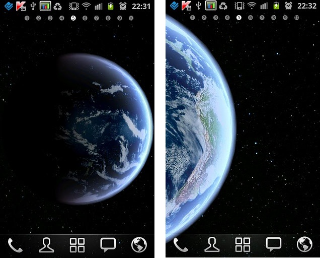 Earth HD Deluxe Edition Live Wallpaper Android Free Download
