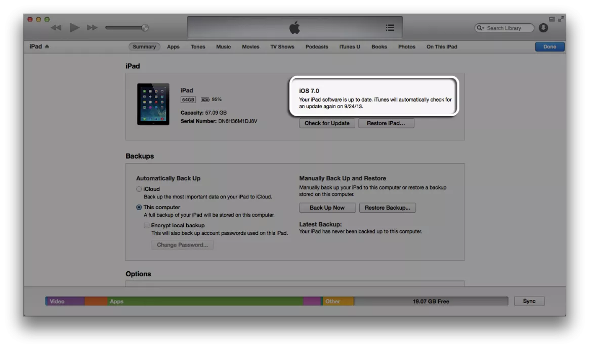 Firmware Versions