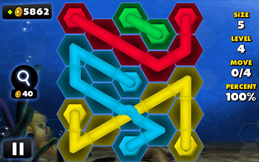Pipe Lines Hexa Game Android Free Download