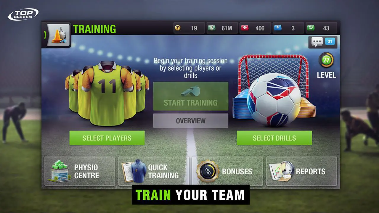 Top Eleven Be a Soccer Manager Game Android Free Download
