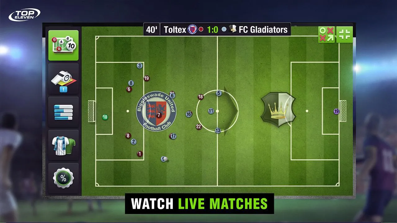 Top Eleven Be a Soccer Manager Game Android Free Download