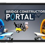 Bridge Constructor Portal Apk-spel voor Android gratis te downloaden