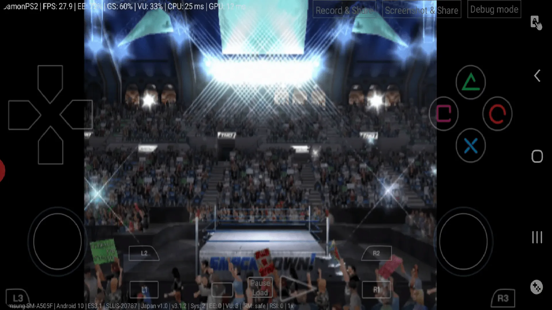 Descarrega WWE SmackDown! Aquí ve el dolor per a Android amb DamonPS2