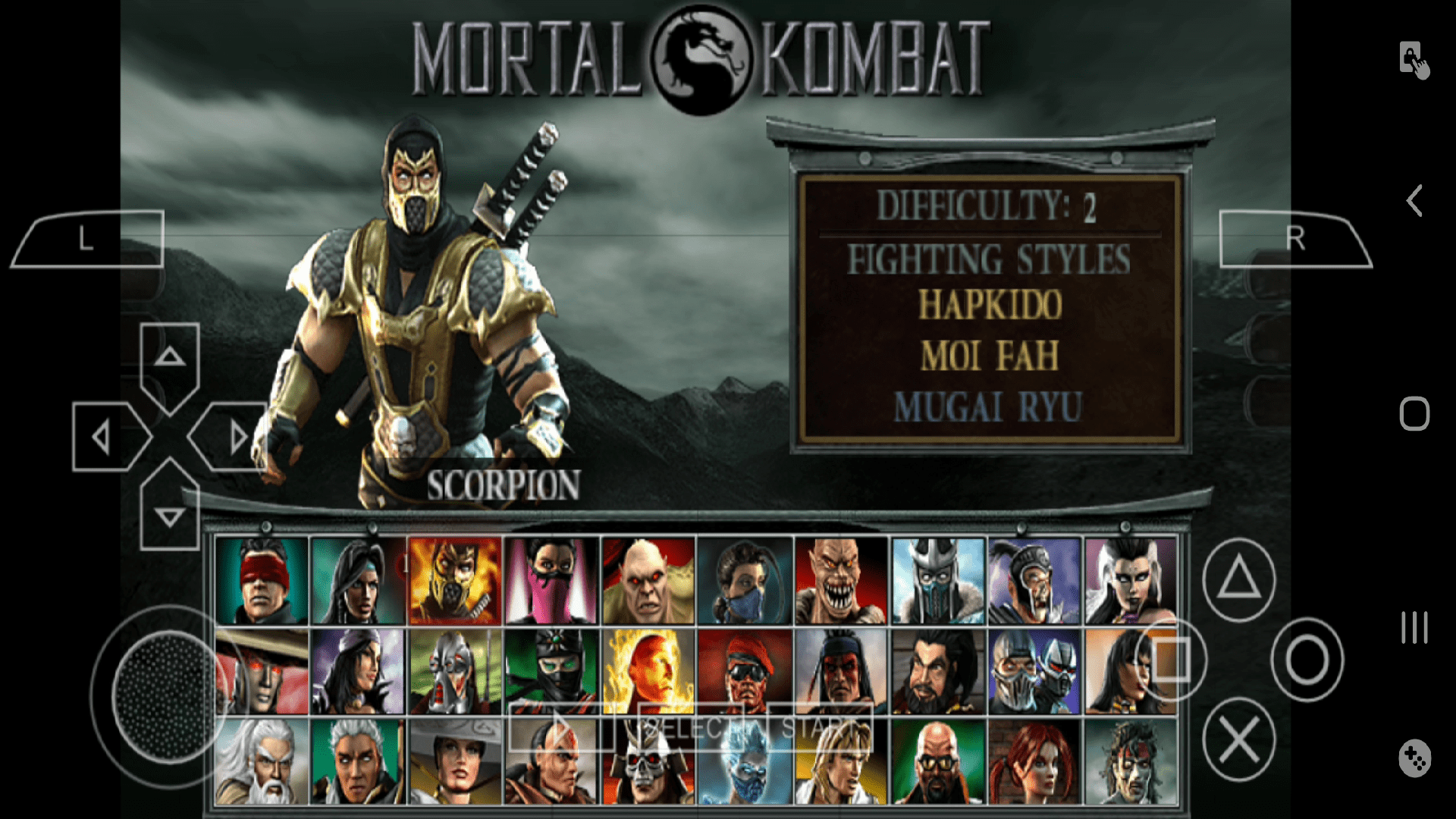 Mortal Kombat 9 Gameplay On Vita3K Emulator Android + Fix Lag 