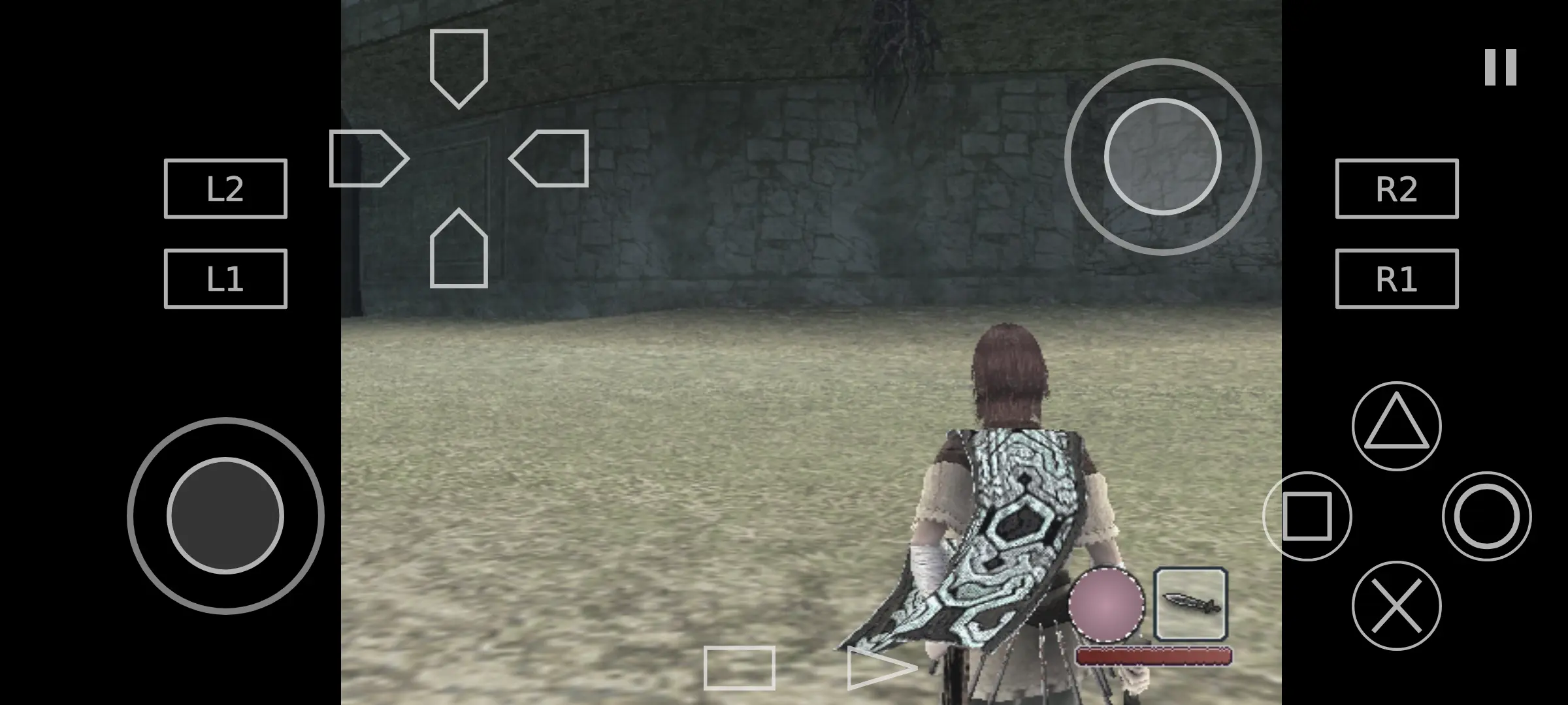 OMBRA DI U COLOSSUS GAME PER ANDROID SU PS2 EMULATOR