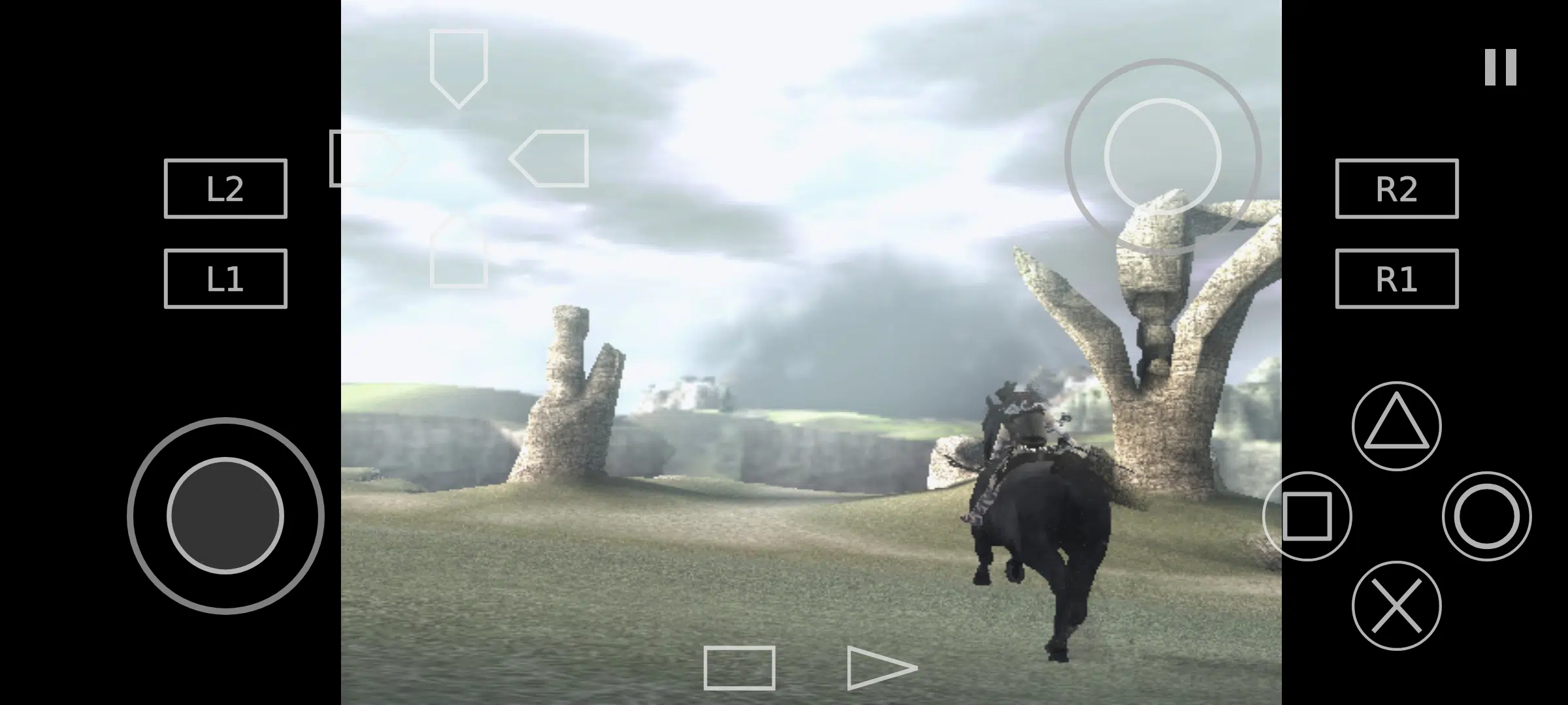 OMBRA DI U COLOSSUS GAME PER ANDROID SU PS2 EMULATOR