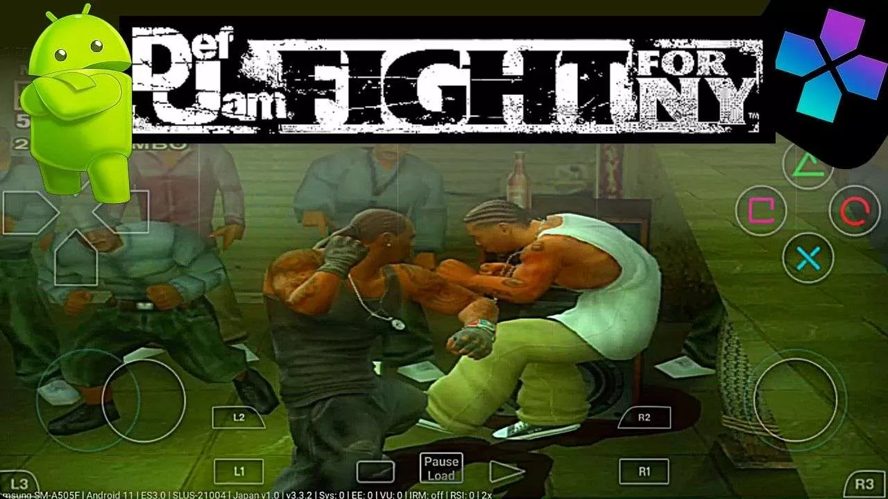 Def Jam ọgụ maka nbudata NY PPSSPP maka gam akporo - Damon Ps2 PRO