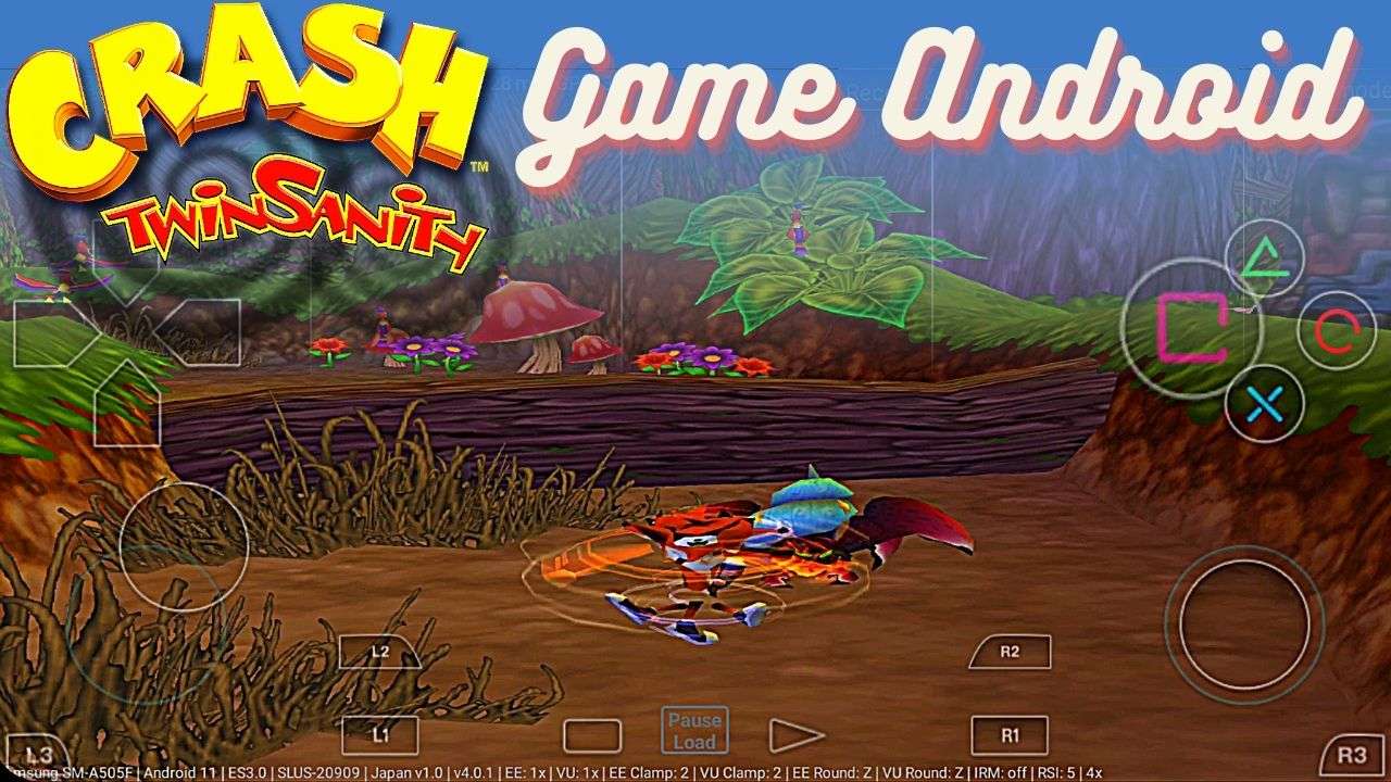 CRASH TWINSANITY PS2 APK ANDROID DOWNLOAD - DAMON PS2 PRO