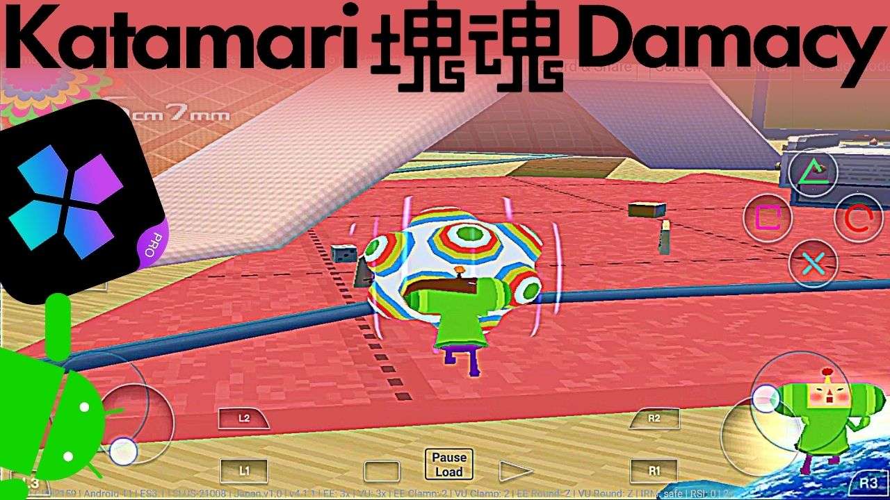 KATAMARI DAMACY PS2 EMULATOR ANDROID APK OBB DOWNLOAD FREE FULL VERSION - DAMON PS2 PRO