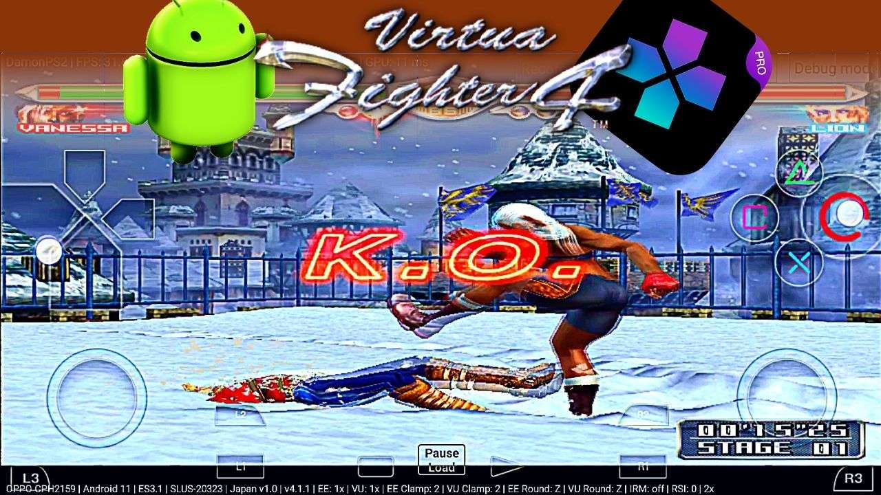 VIRTUA FIGHTER 4 APK AND OBB ANDROID FREE DOWNLOAD - PS2 EMULATOR