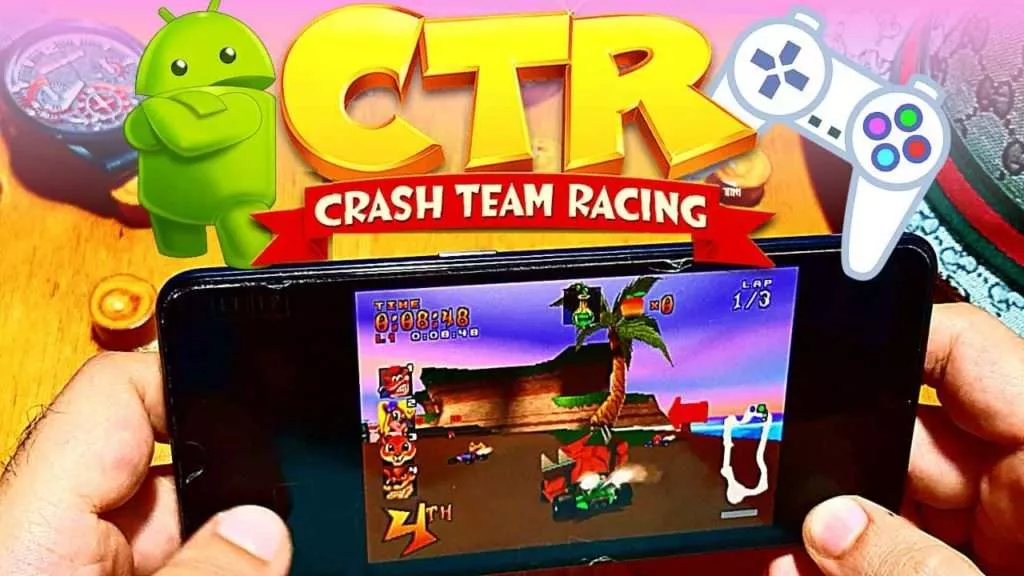 CTR Crash Team Racing APK Android OBB PS1 Emulator Android ePSXe