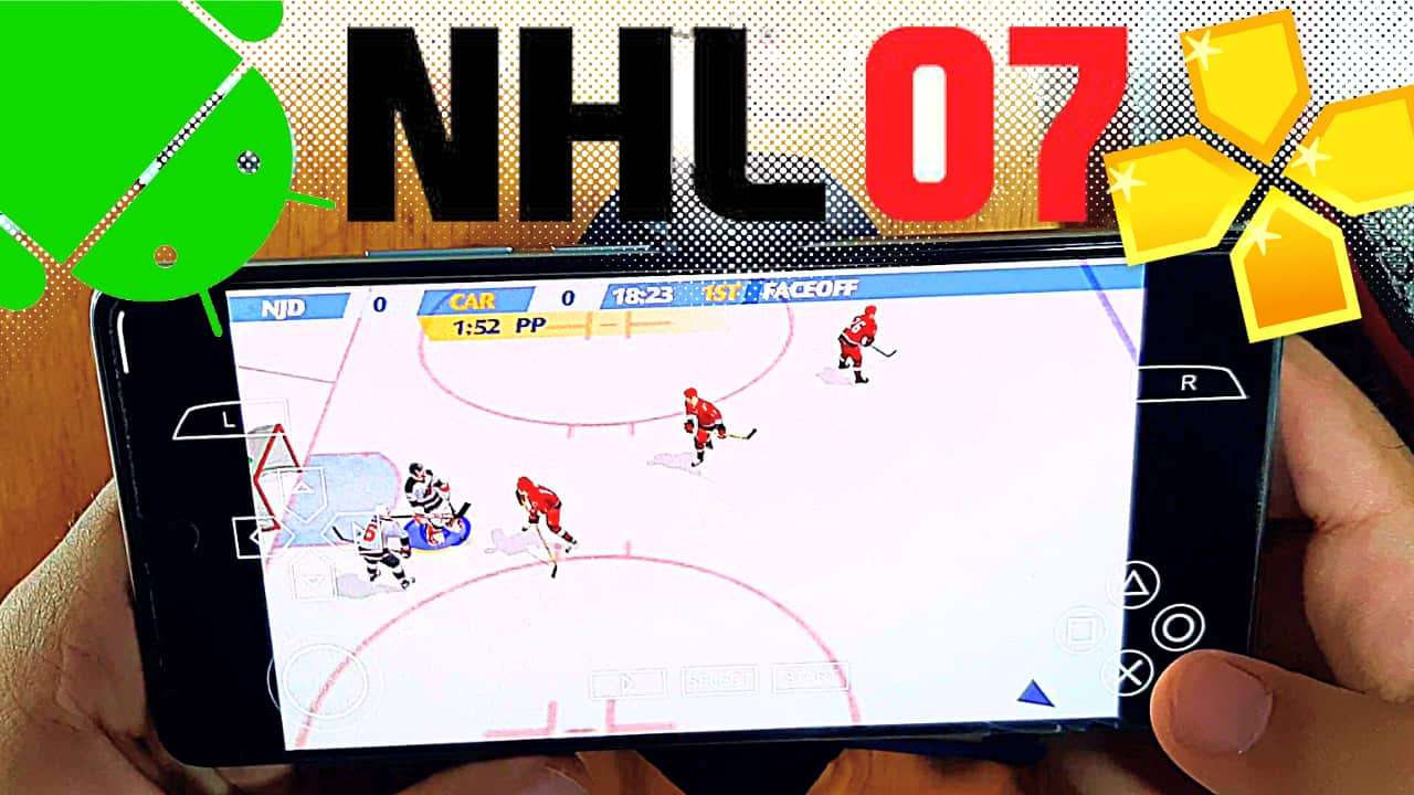 NHL 07 Game For Android - PSP Emulator APK - PPSSPP Gold