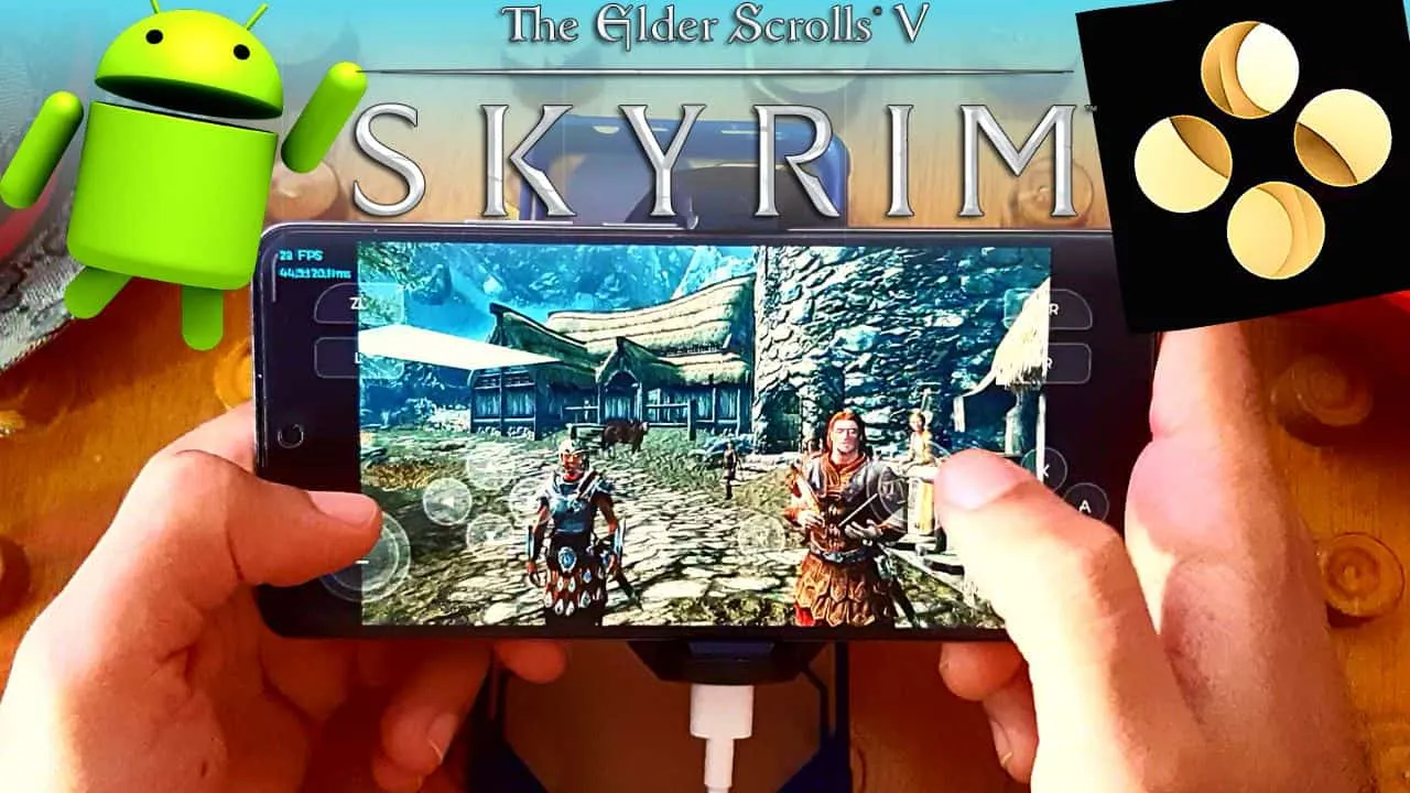 The Elder Scrolls V: Skyrim android game apk - Skyline Emulator