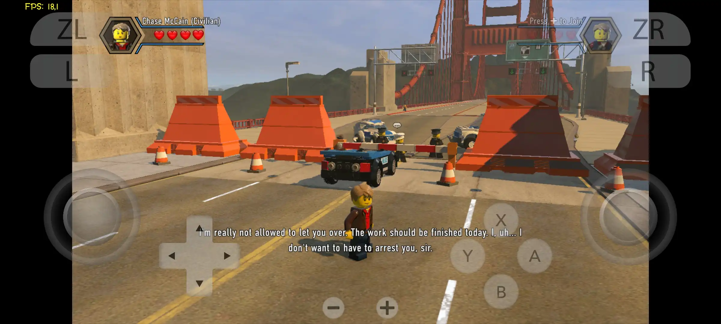 Lego City Undercover Android deskargatu - Yuzu Android emuladorea - APK + OBB