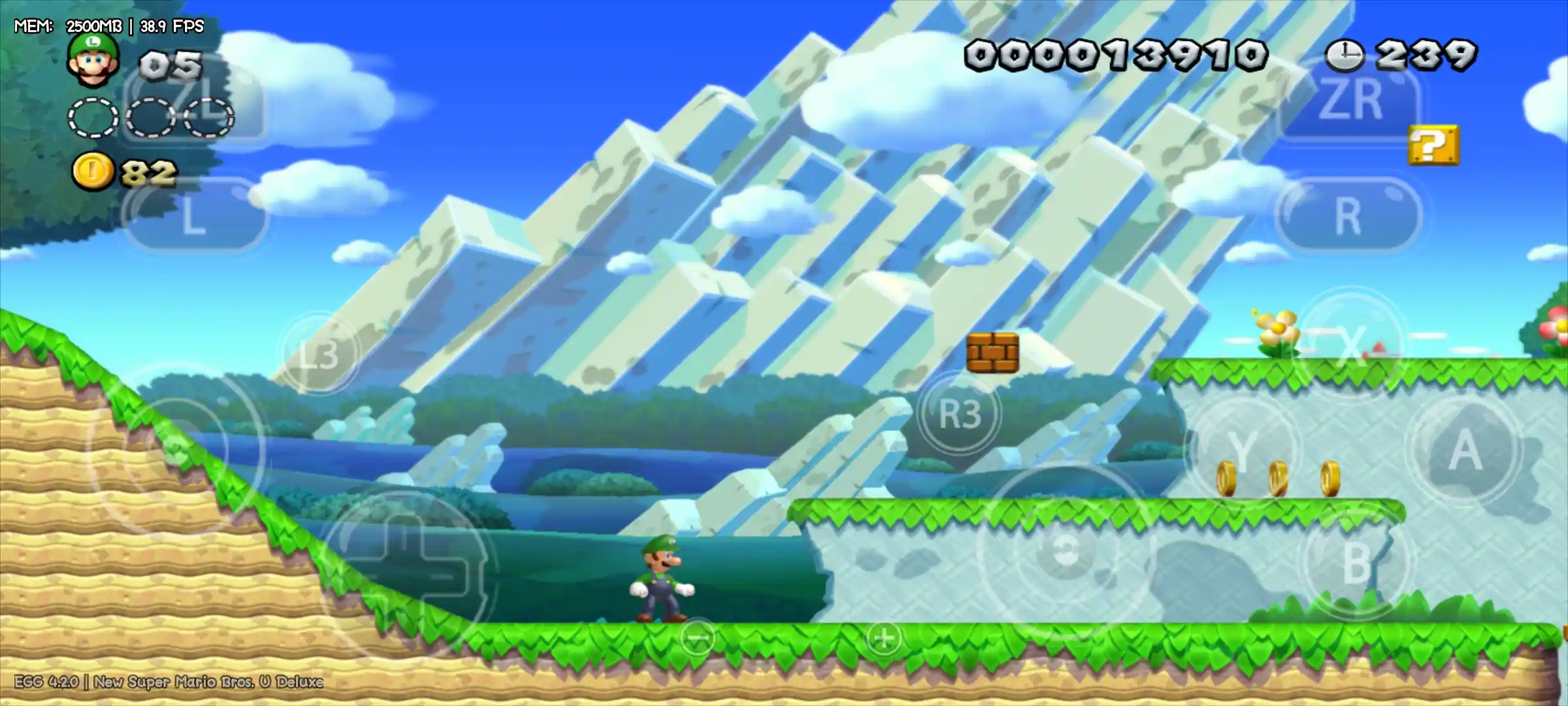 New Super Mario Bros u Deluxe APK + OBB download for Android - EGG NS Android Emulator