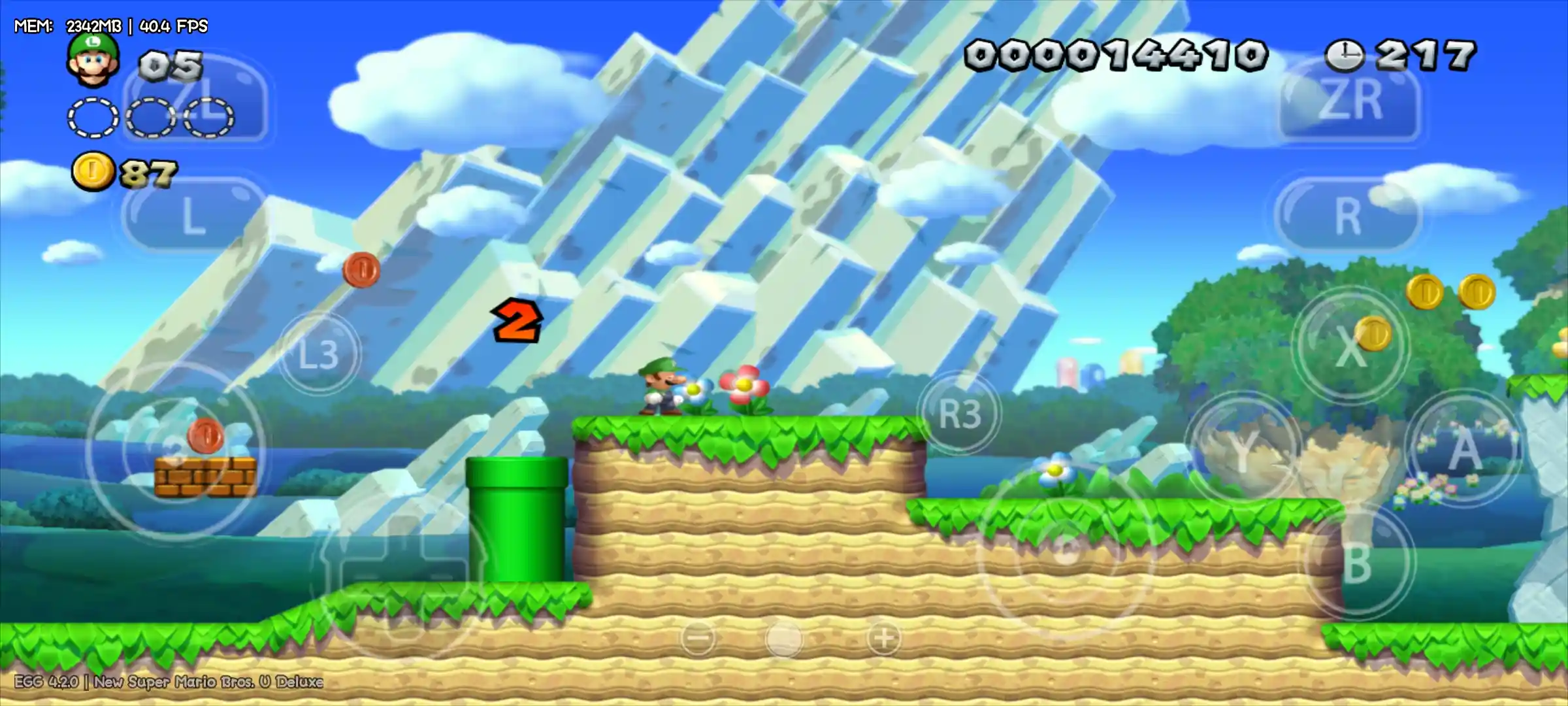 New Super Mario Bros u Deluxe APK + OBB download for Android - EGG NS Android Emulator