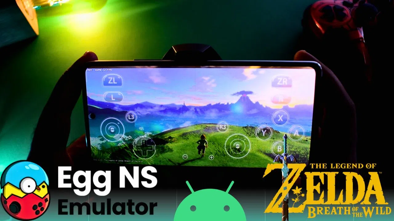 The legend of zelda breath of the wild apk + obb on android free download - Egg NS Emulator android - nintendo switch emulator android