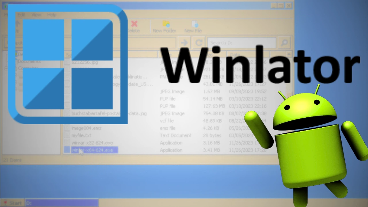 Winlator apk obb na stiahnutie pre Android - emulátor Windows pre Android
