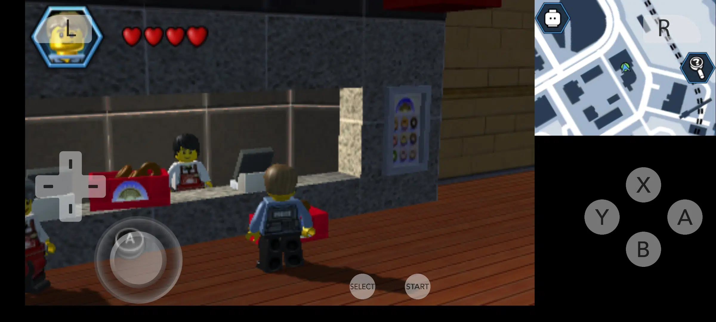 Lego City Undercover the Chase Begins apk obb נייד - אנדרואיד הורדה חינם - אמולטור Citra 3ds