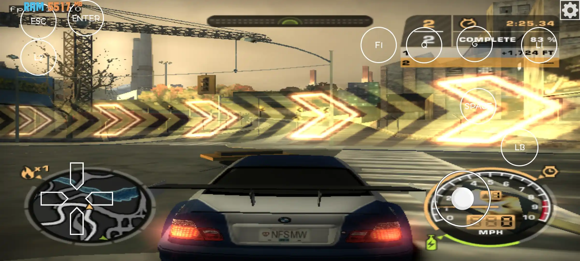 ดาวน์โหลด Need for Speed ​​​​Most Wanted apk + obb - MOBOX Emulator Android