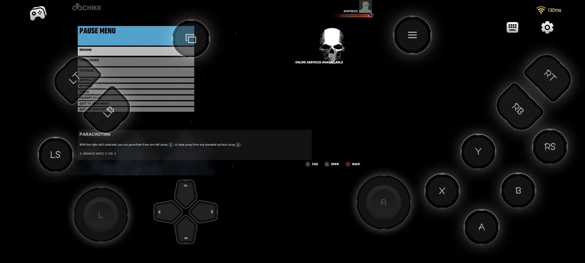 Tom Clancy's Ghost Recon Wildlands Android - cloud gaming - chikii