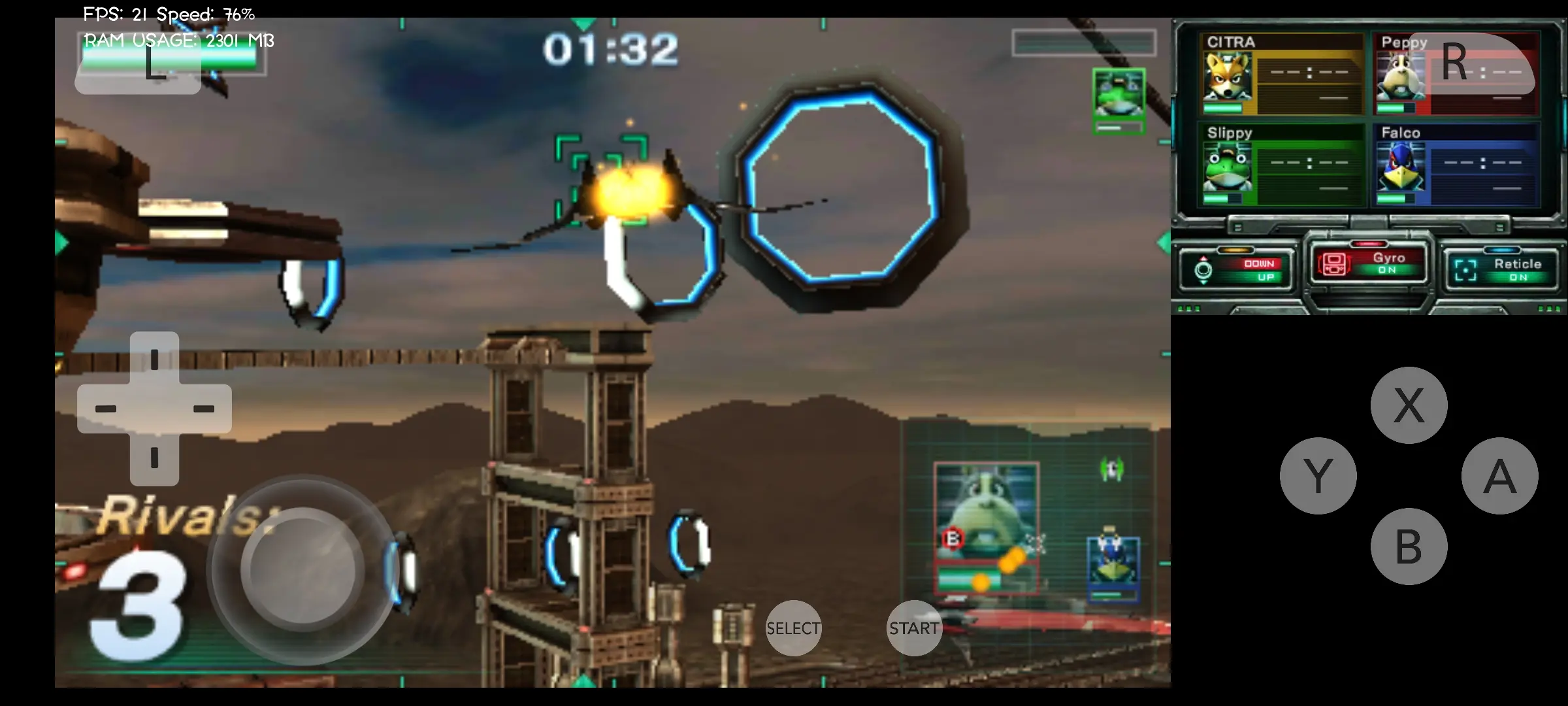 Star fox 64 3D scarica apk per Android - emulatore 3DS - Citra Enhanced