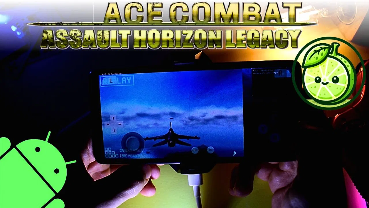 Descarga do emulador de Android legado de Ace Combat Assault Horizon - Lime3DS