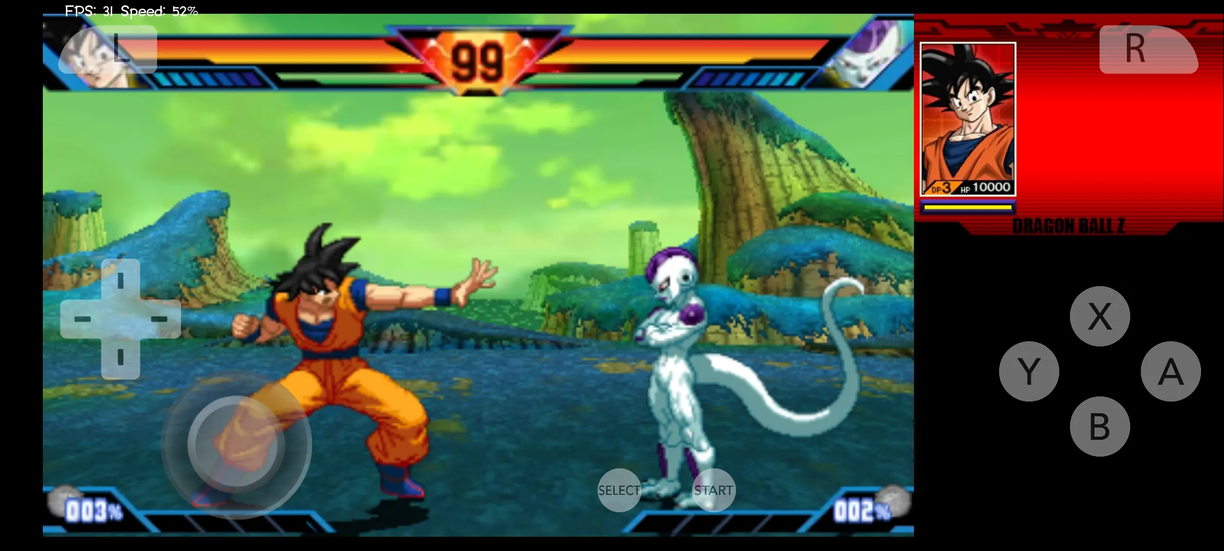 Descarga apk de Dragon ball z extreme butoden - emulador de Android 3ds - lime3ds