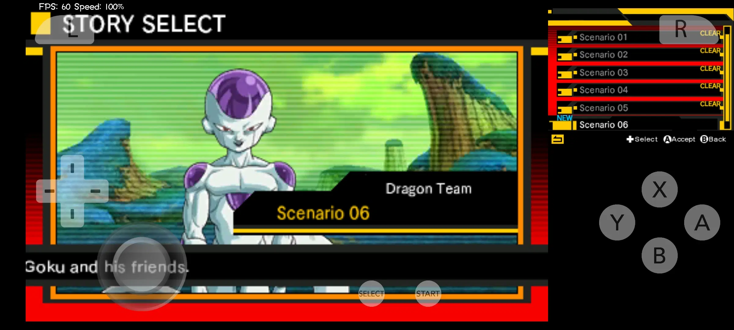 Descarga apk de Dragon ball z extreme butoden - emulador de Android 3ds - lime3ds