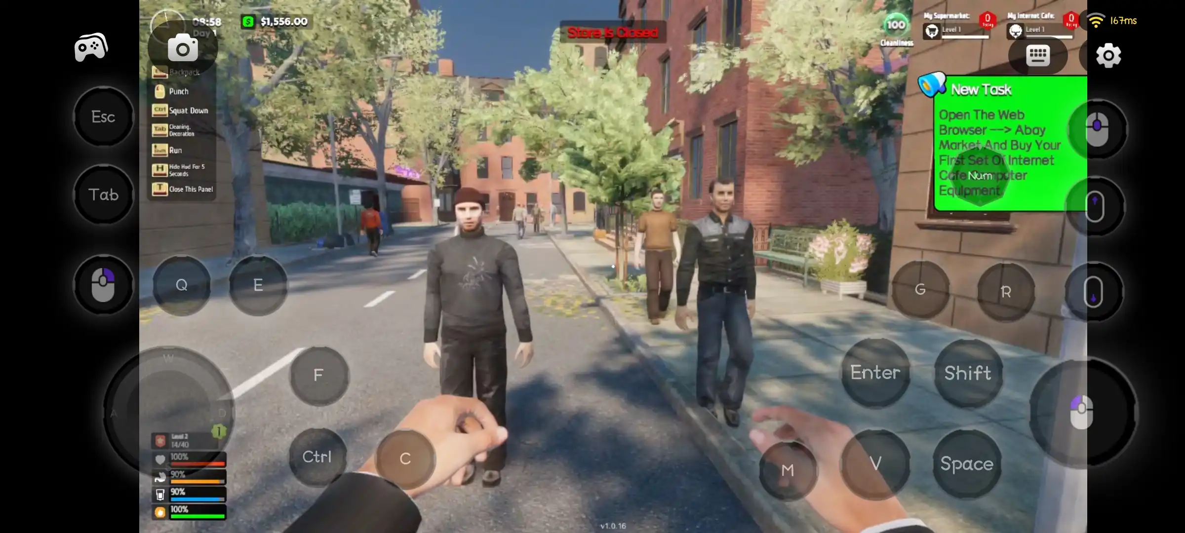 internet cafe & supermarket simulator 2024 free download android - Chikii App