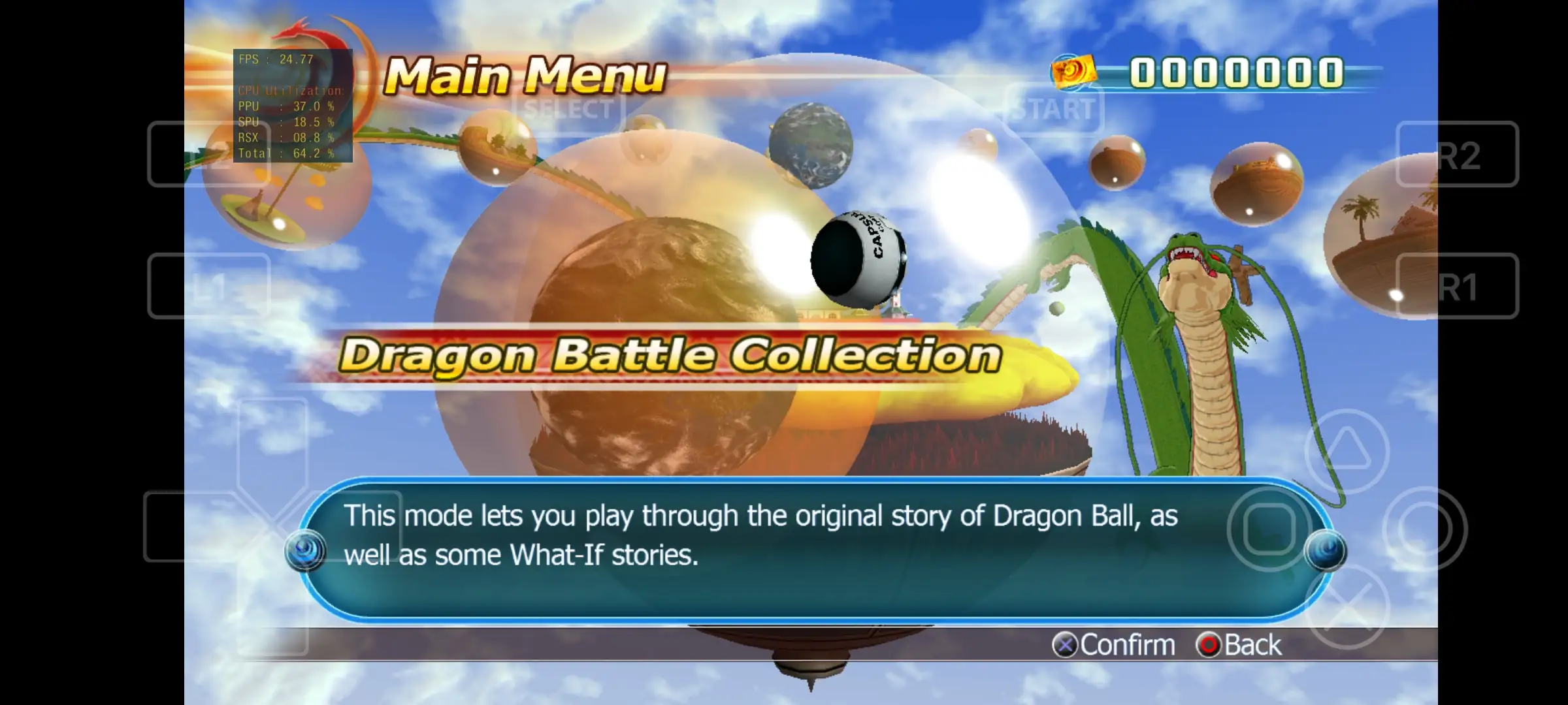 Dragon Ball Z Burst Limit za Android - PS3 emulator APK - RPCS3