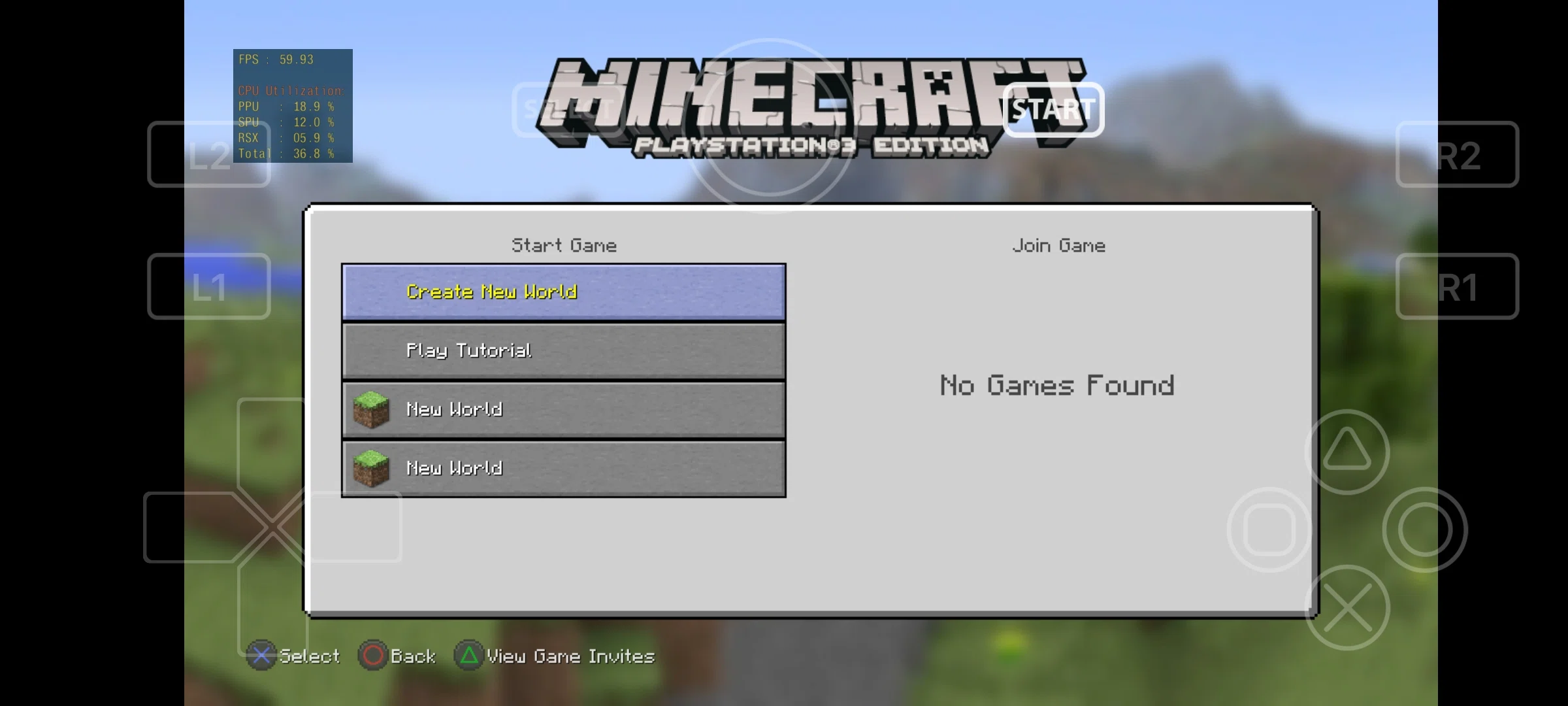 Minecraft playstation 3 izdanje apk android - RPCS3 emulator