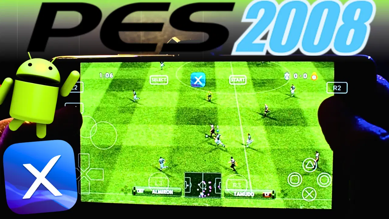 Pro Evolution Soccer 2008 download per Android - Emulatore RPCSX PS3