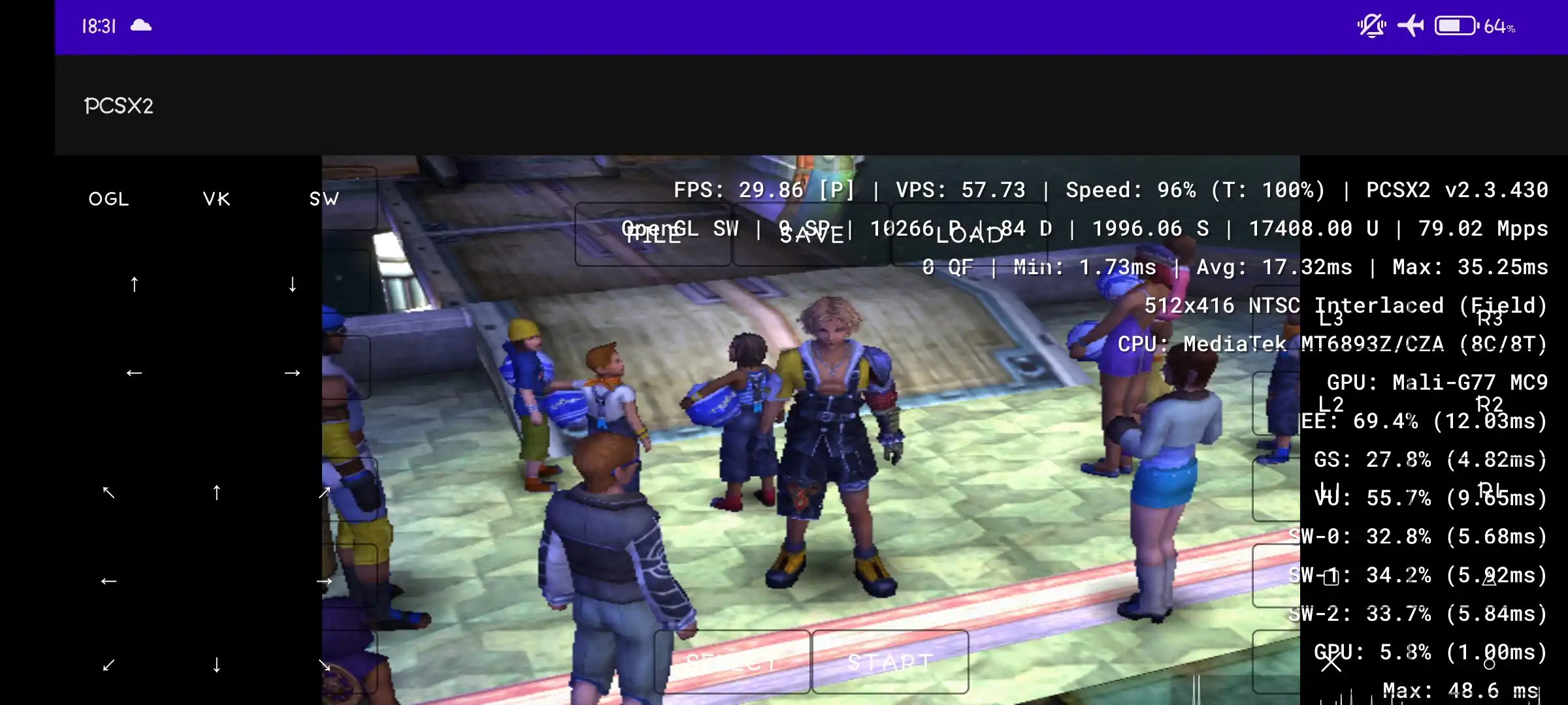 Final Fantasy X International-ის Android ჩამოტვირთვა - PCSX2 ემულატორი