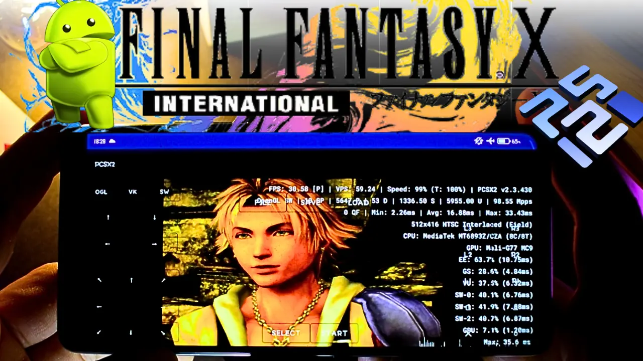 Final Fantasy X International-ის Android ჩამოტვირთვა - PCSX2 ემულატორი