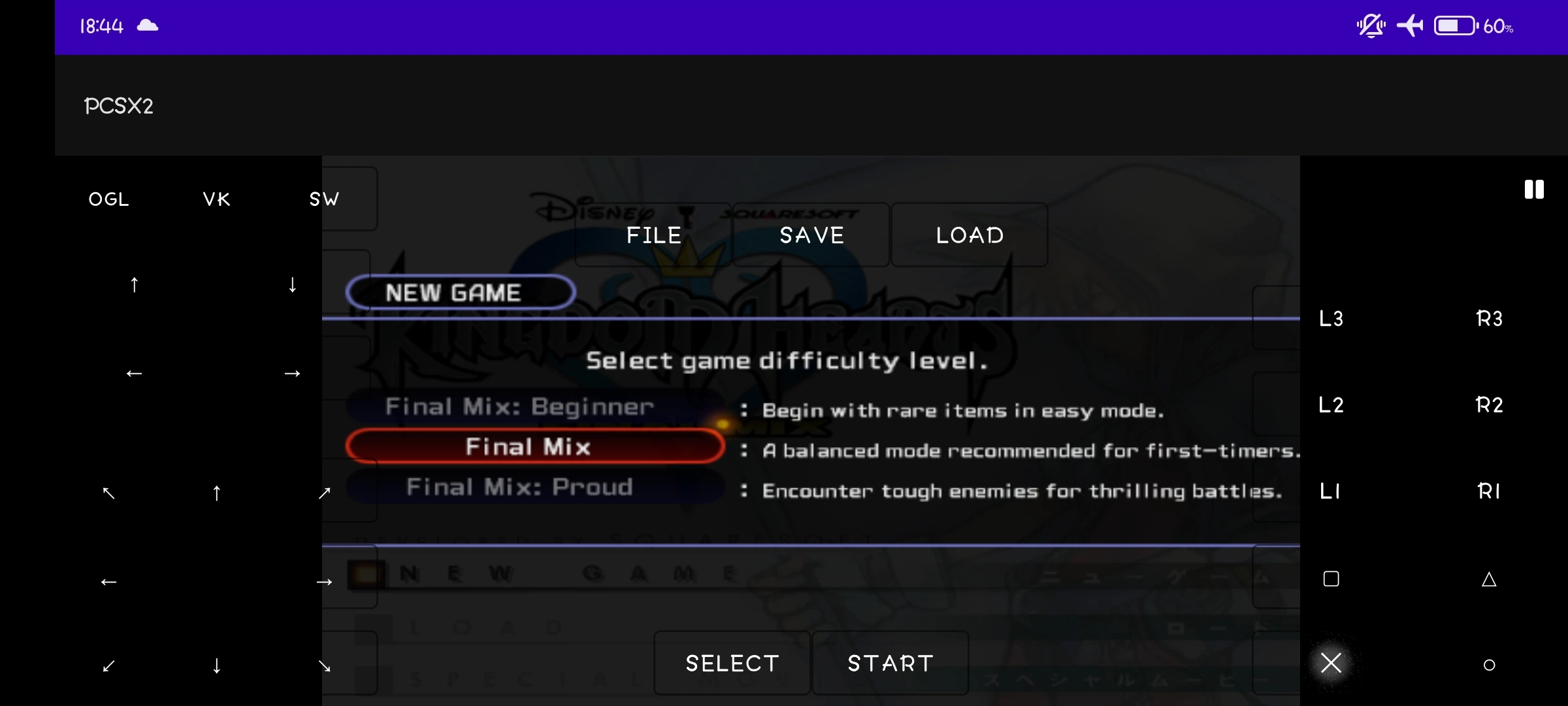 Kingdom Hearts Final Mix Android-ისთვის - PCSX2 ემულატორი Android-ისთვის
