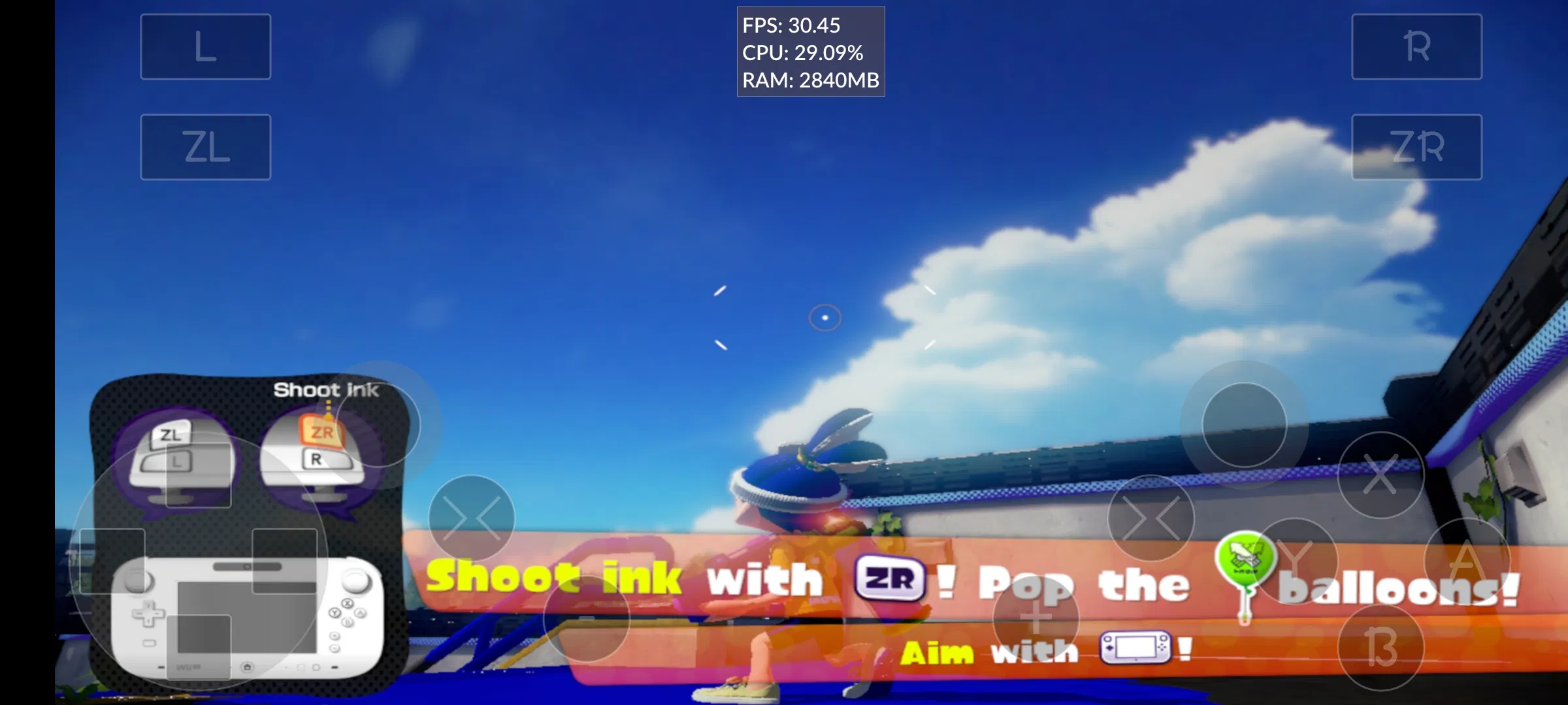 splatoon-ის ანდროიდის თამაში - Cemu Wii ემულატორი