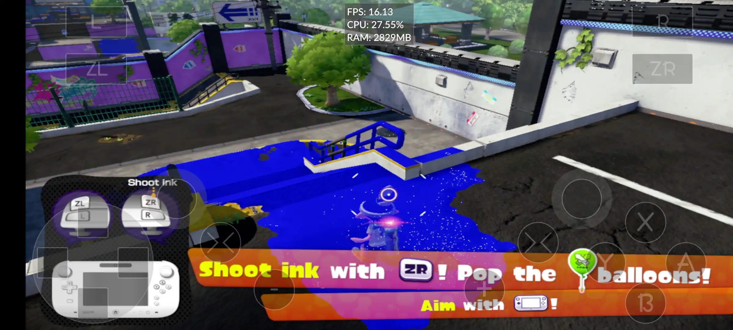 splatoon-ის ანდროიდის თამაში - Cemu Wii ემულატორი