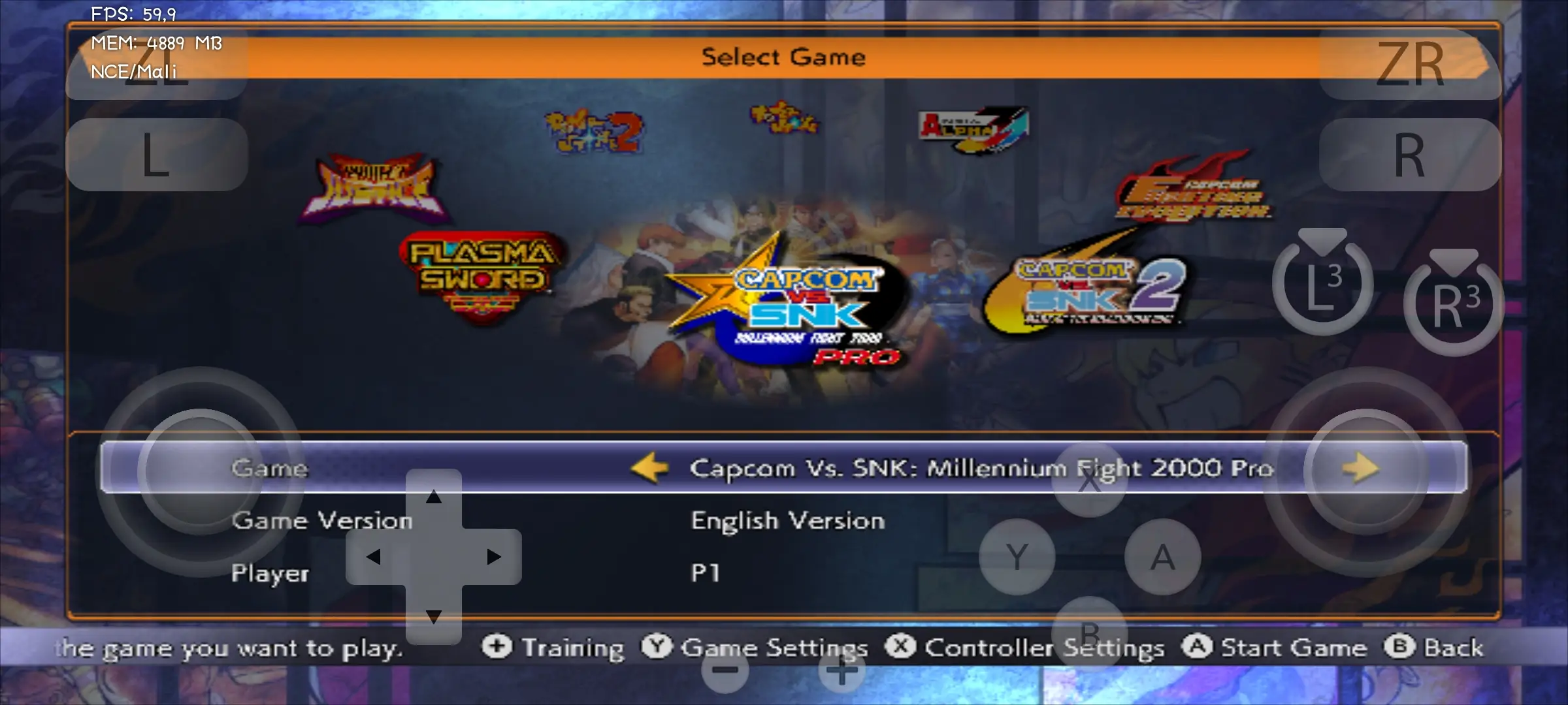 Capcom Fighting Collection 2 emulator android - Nyushu Emulator