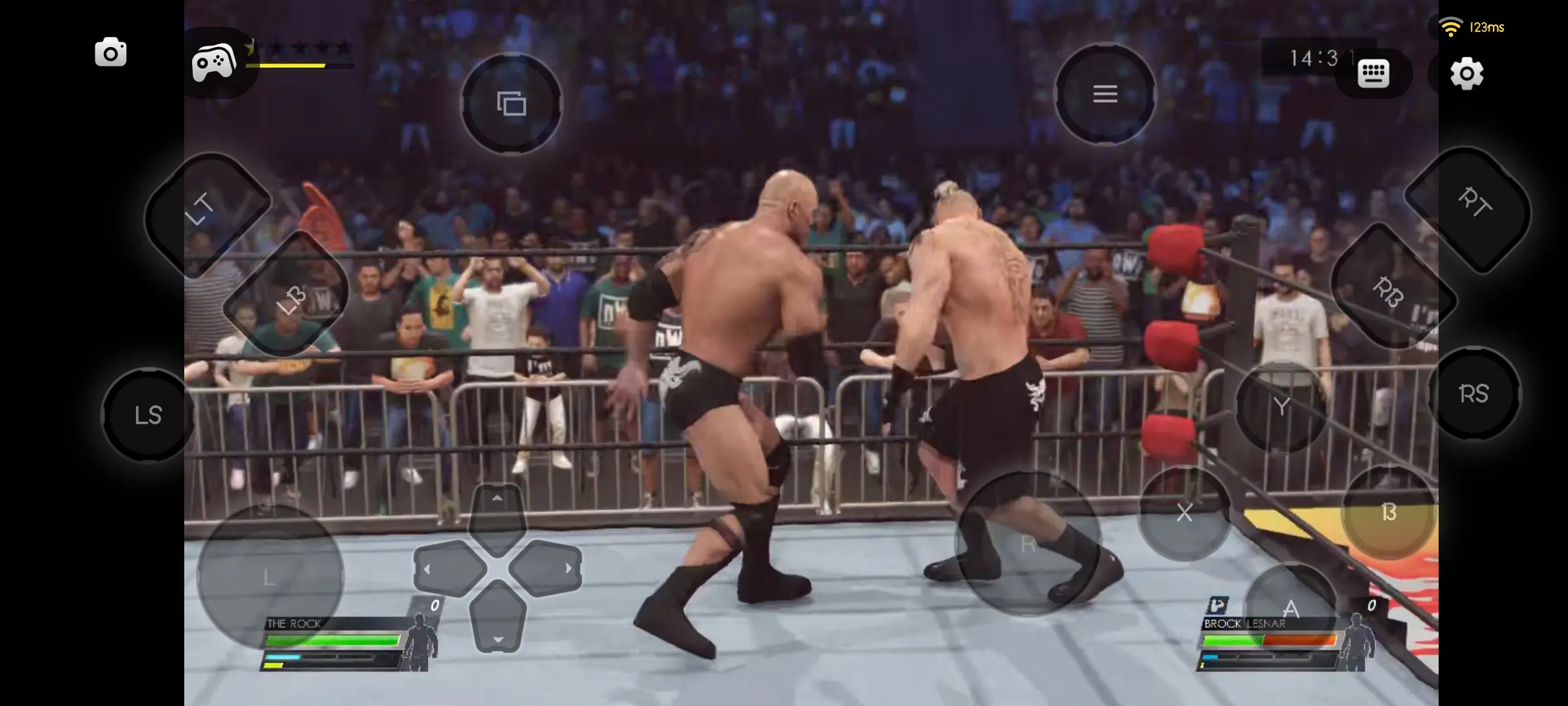 Як гуляць у wwe 2k22 на Android - праграма Chikii