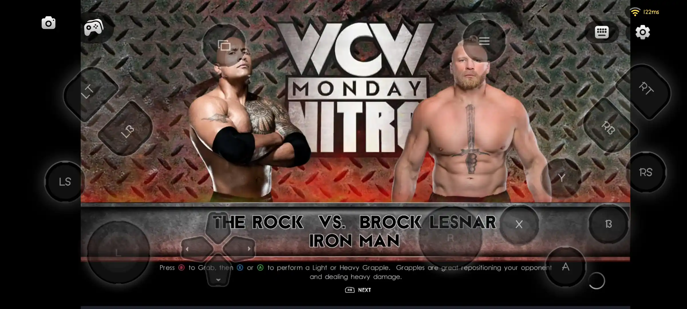 Як гуляць у wwe 2k22 на Android - праграма Chikii