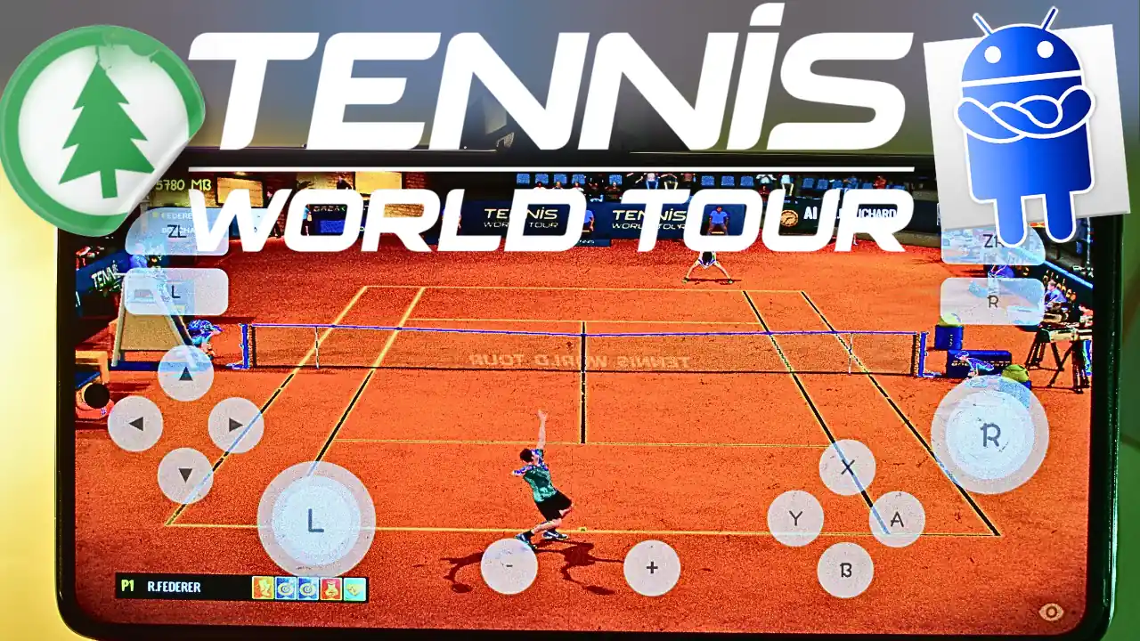 Tennis World Tour Android – Pine Emulator for Android