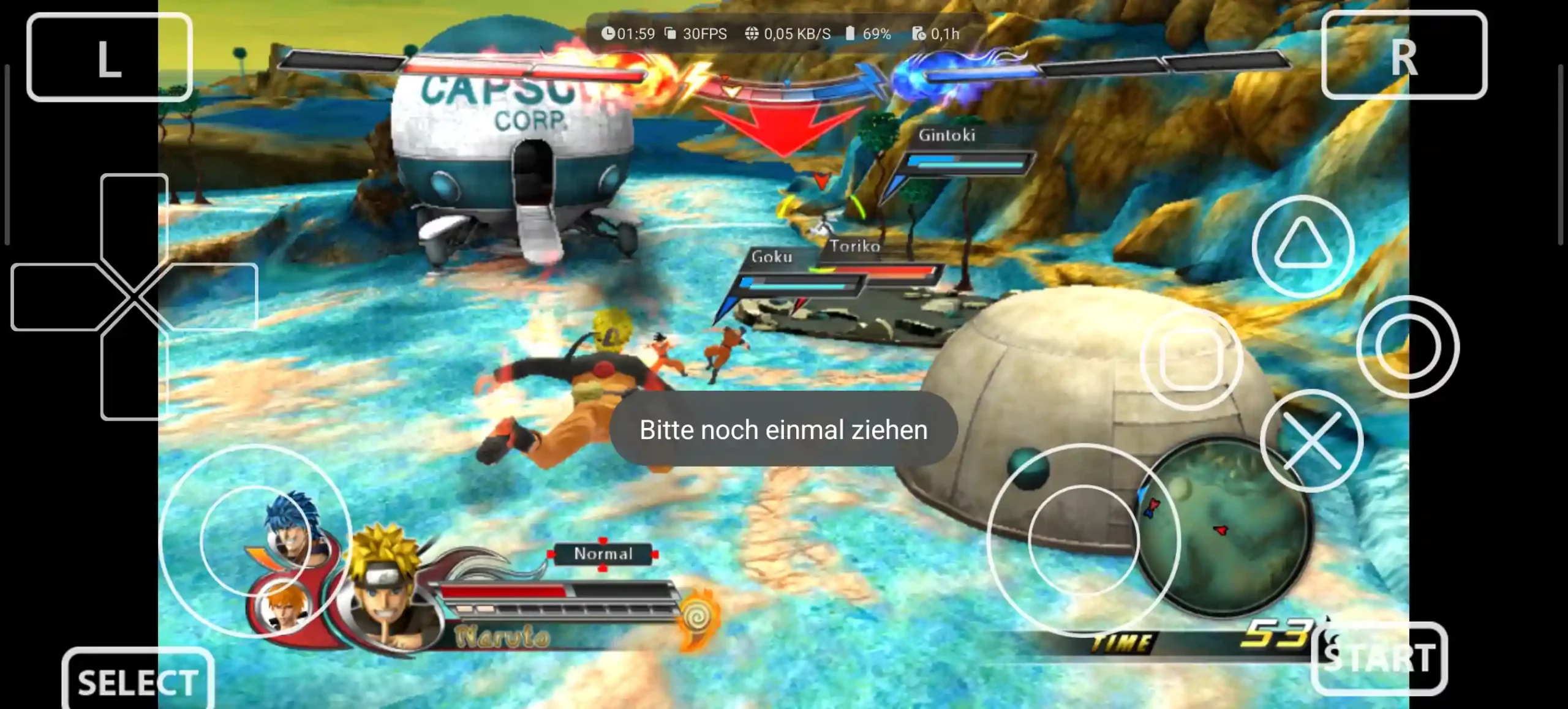 J-stars victory vs+ apk - andoid Game - Vita3k Emulator