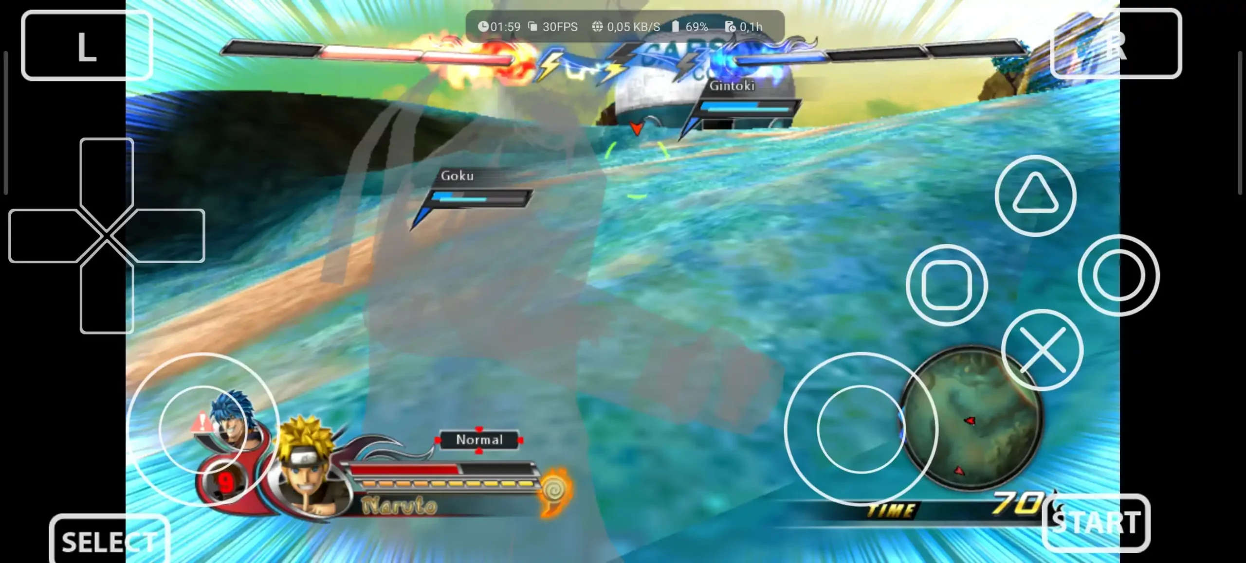 J-stars victory vs+ apk - andoid Game - Vita3k Emulator