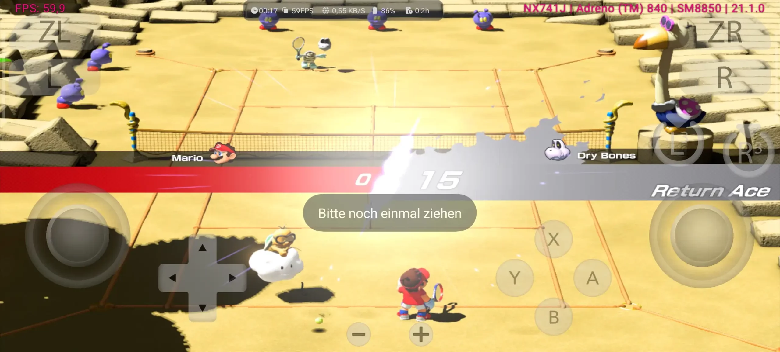 mario tennis aces android - Eden Emulator