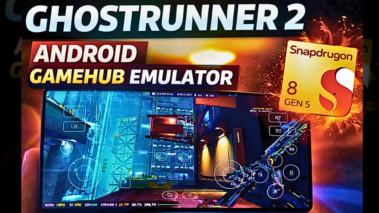 ghostrunner 2 android - Gamehub Emulator apk download