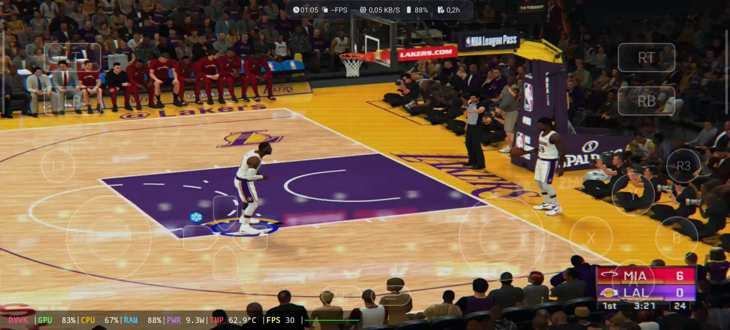 nba 2k21 mobile android - Gamehub windows Emulator download