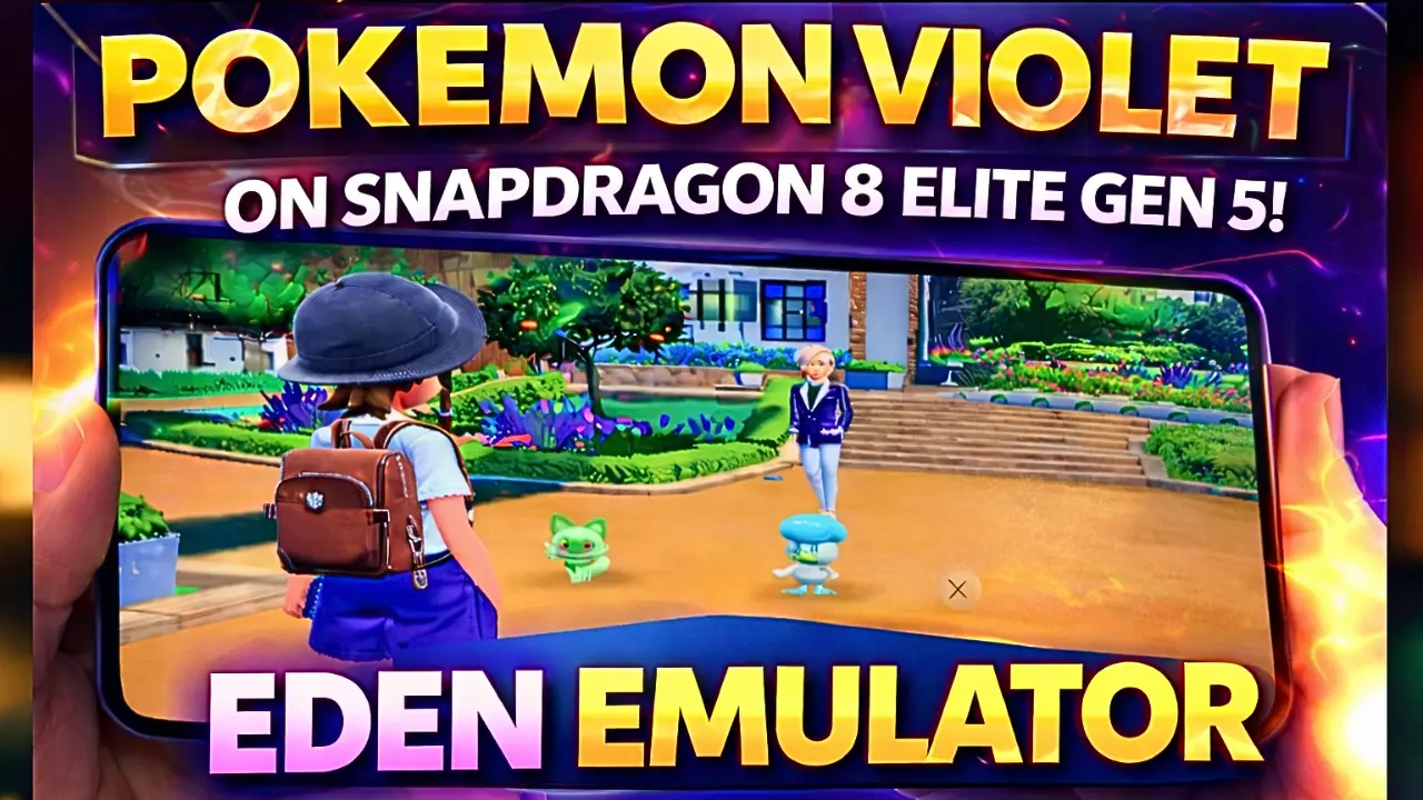 pokemon violet android emulator - Eden Emulator download