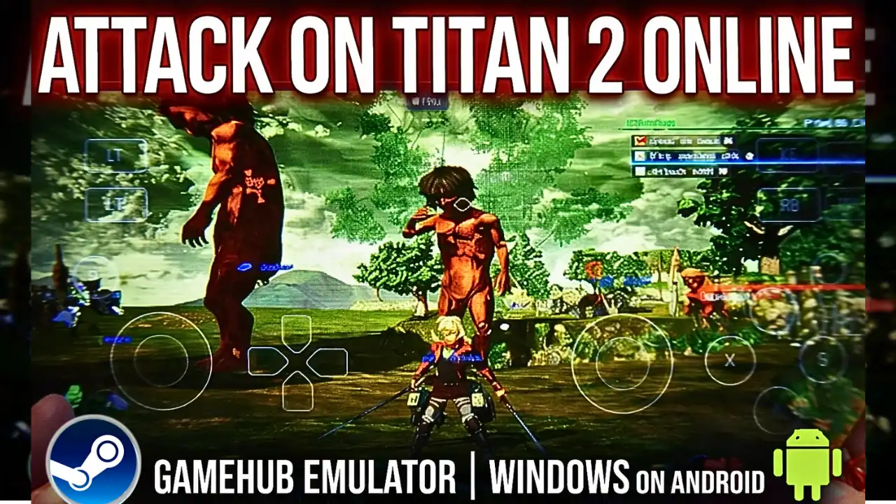Attack on titan 2 mobile game - Gamehub Emulator android