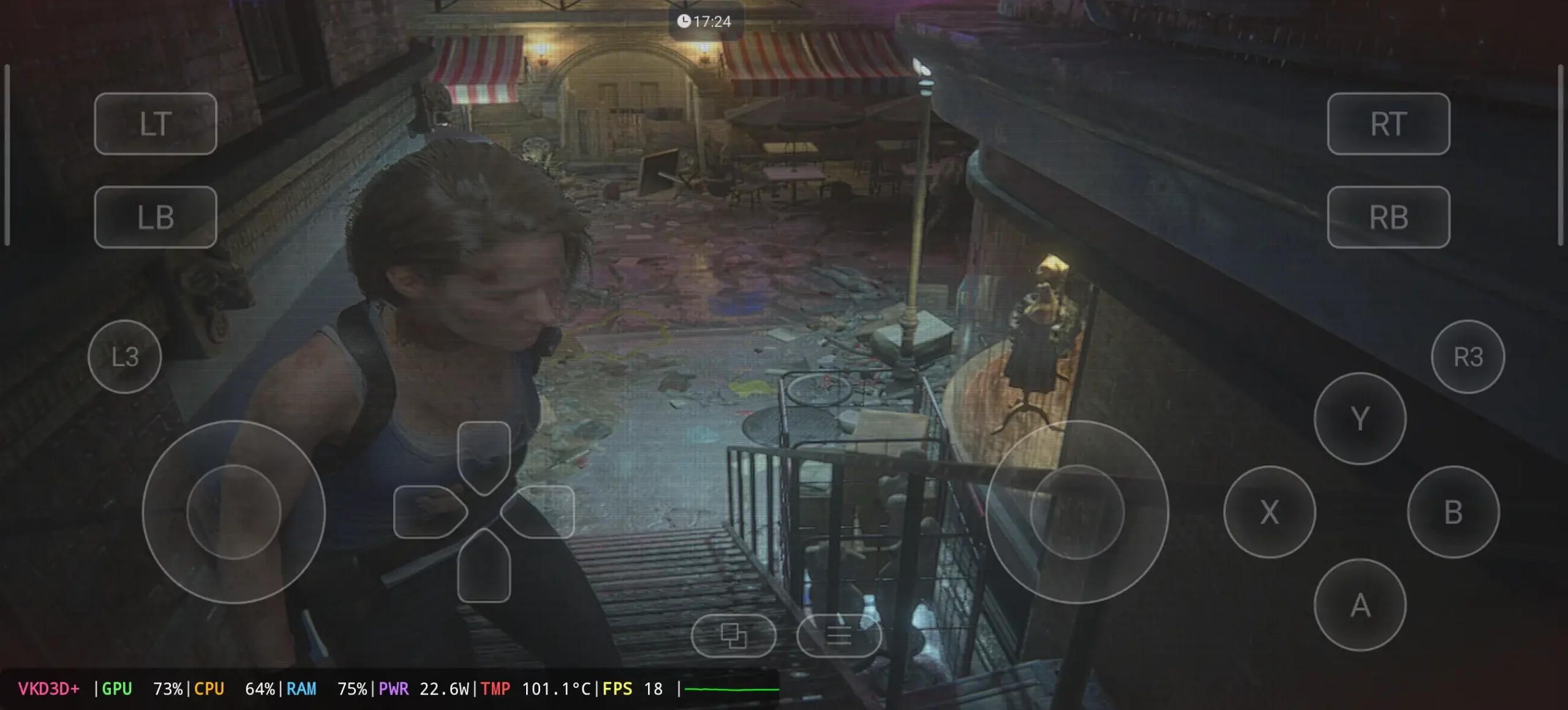 Resident Evil 3 android game - Gamehub Emulator APK